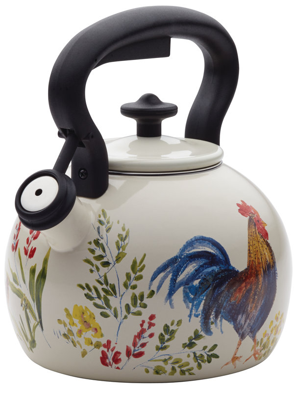 Paula Deen 2 Qt. Stainless Steel Whistling Tea Kettle & Reviews Wayfair